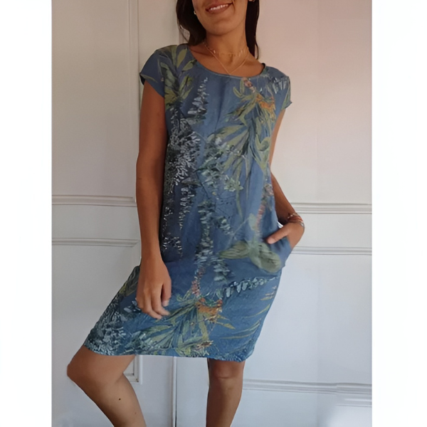 Zoe™ | Robe Femme à Motif Botanique