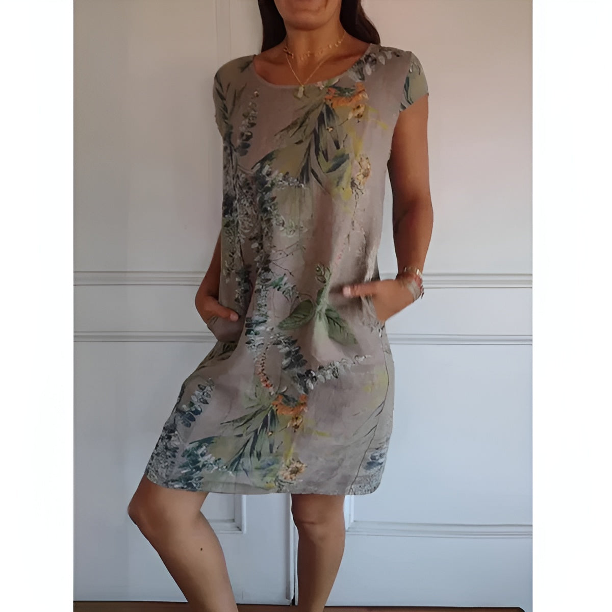 Zoe™ | Robe Femme à Motif Botanique