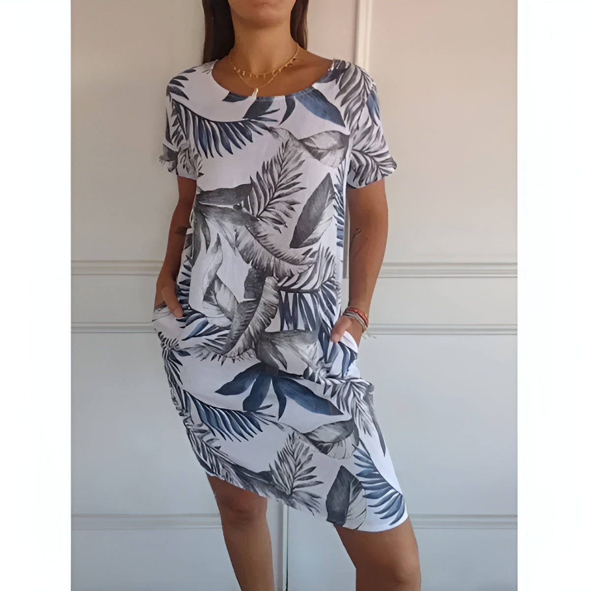 Zoe™ | Robe Femme à Motif Botanique